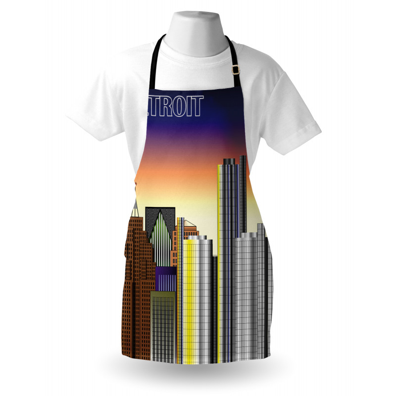 Retro Style Metropolis Apron