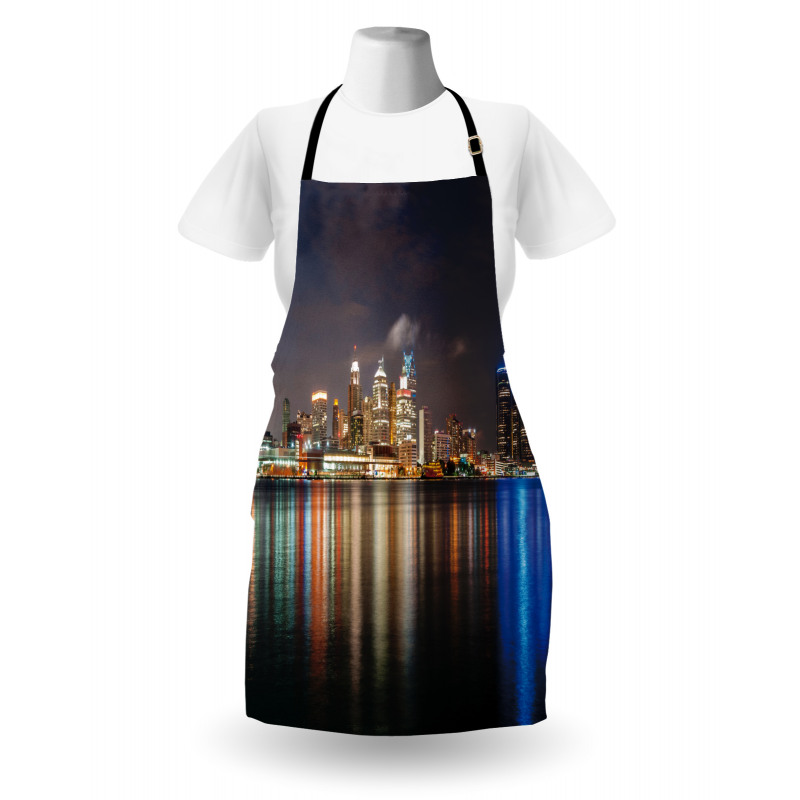 Night Time Cityscape Apron