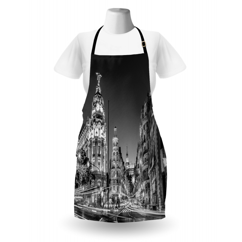 Madrid at Night Apron