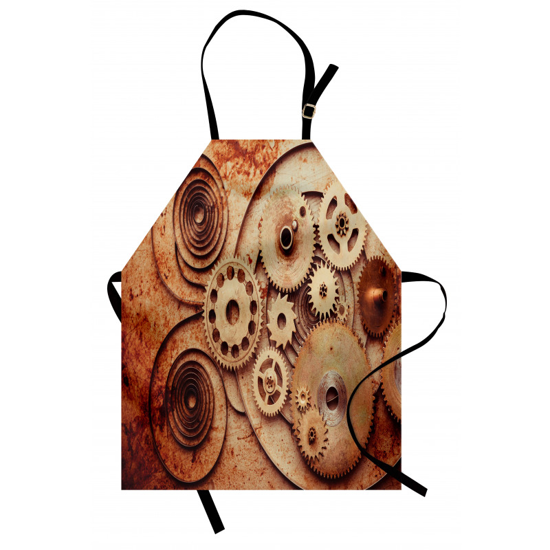 Mechanical Clocks Gears Apron