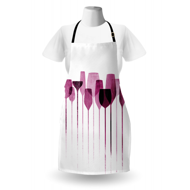 Artwork Party Glasses Apron