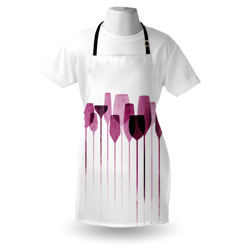 Artwork Party Glasses Apron