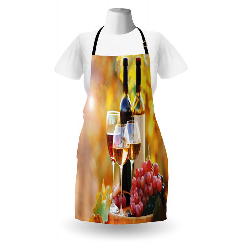 Wine Themed Grape Country Apron