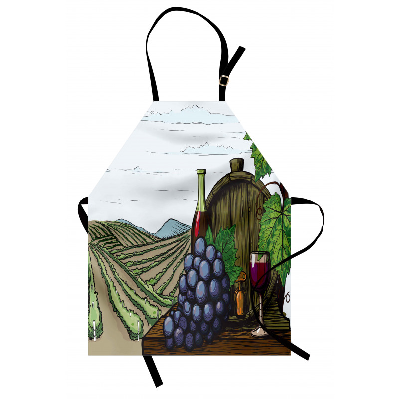 Views of Vineyards Grapes Apron