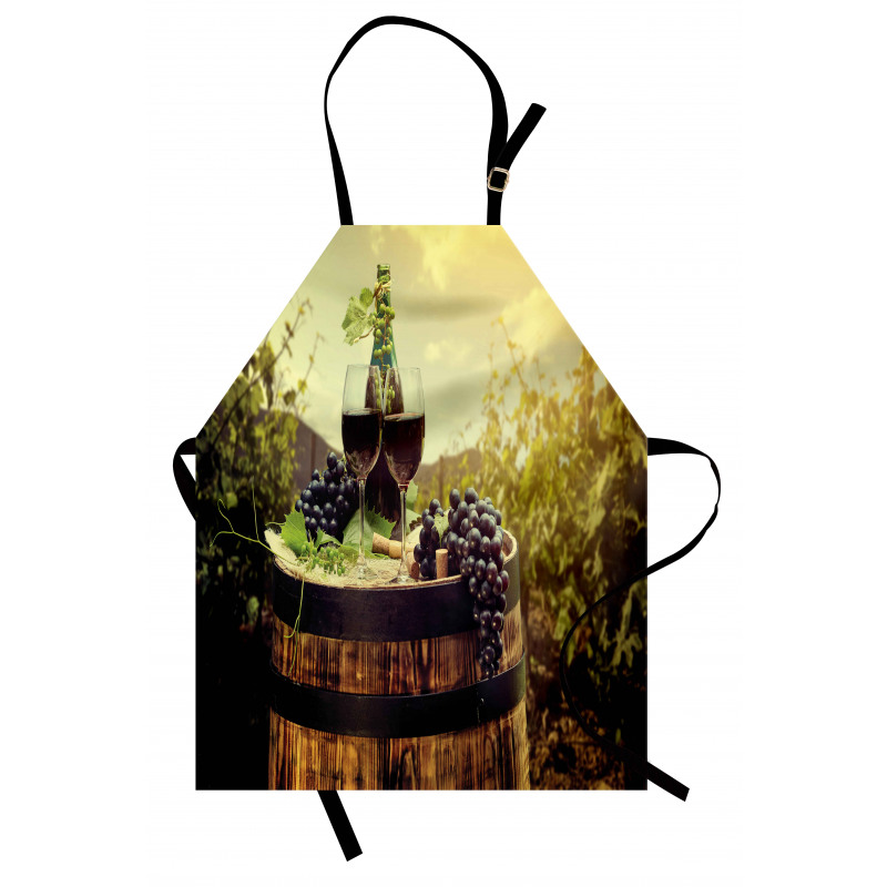 Scenic Tuscany Vineyard Apron