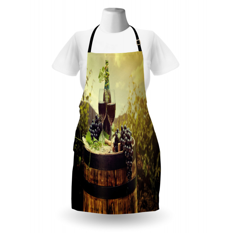 Scenic Tuscany Vineyard Apron