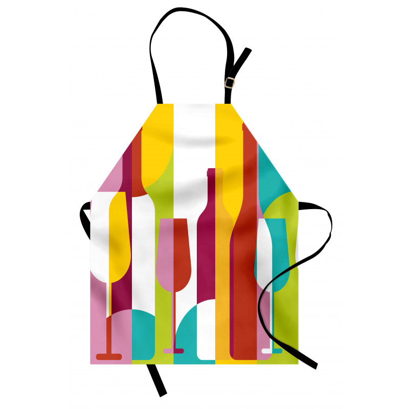 Colorful Abstract Drinks Apron