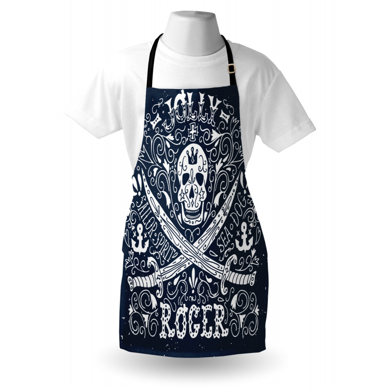 Pirates Jolly Roger Flag Apron