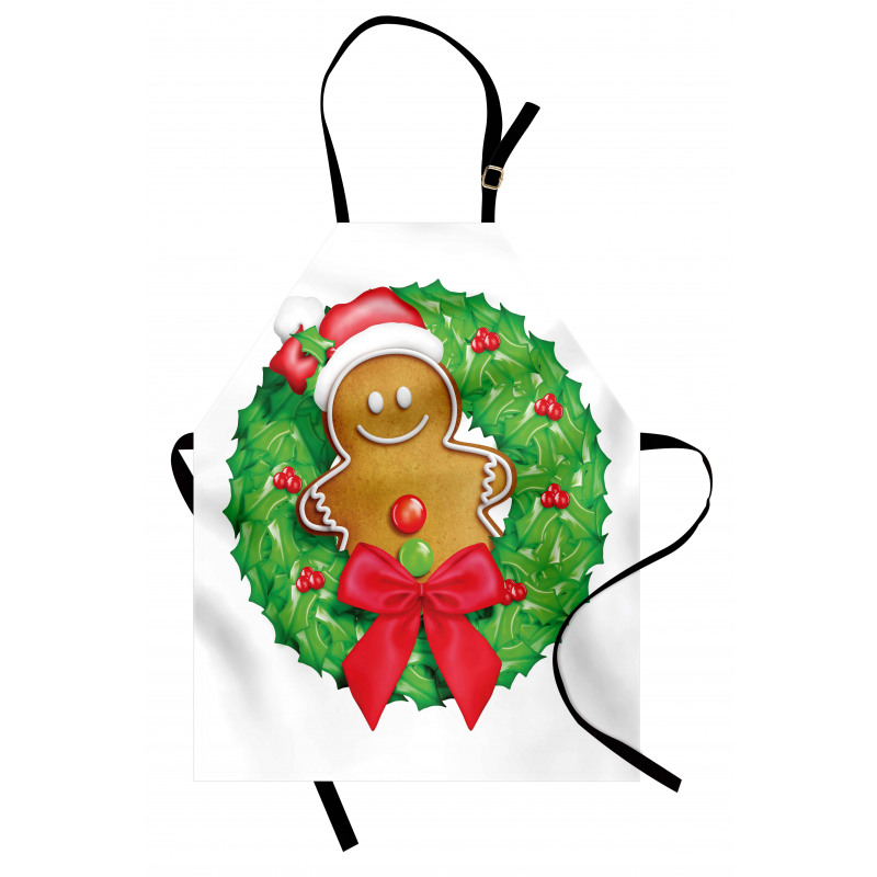 Xmas Wreath Apron