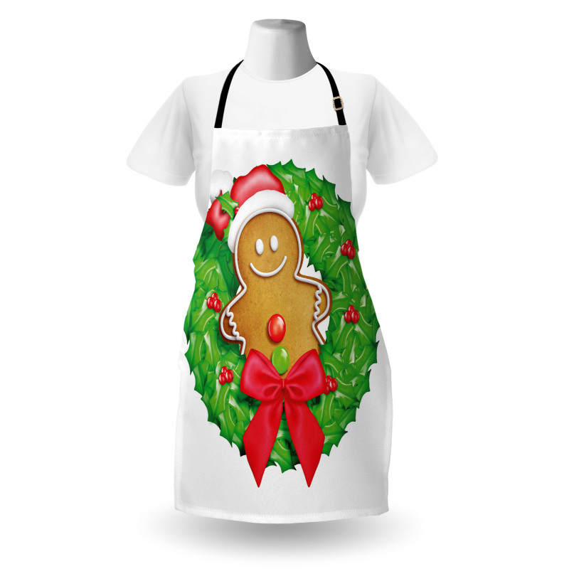 Xmas Wreath Apron