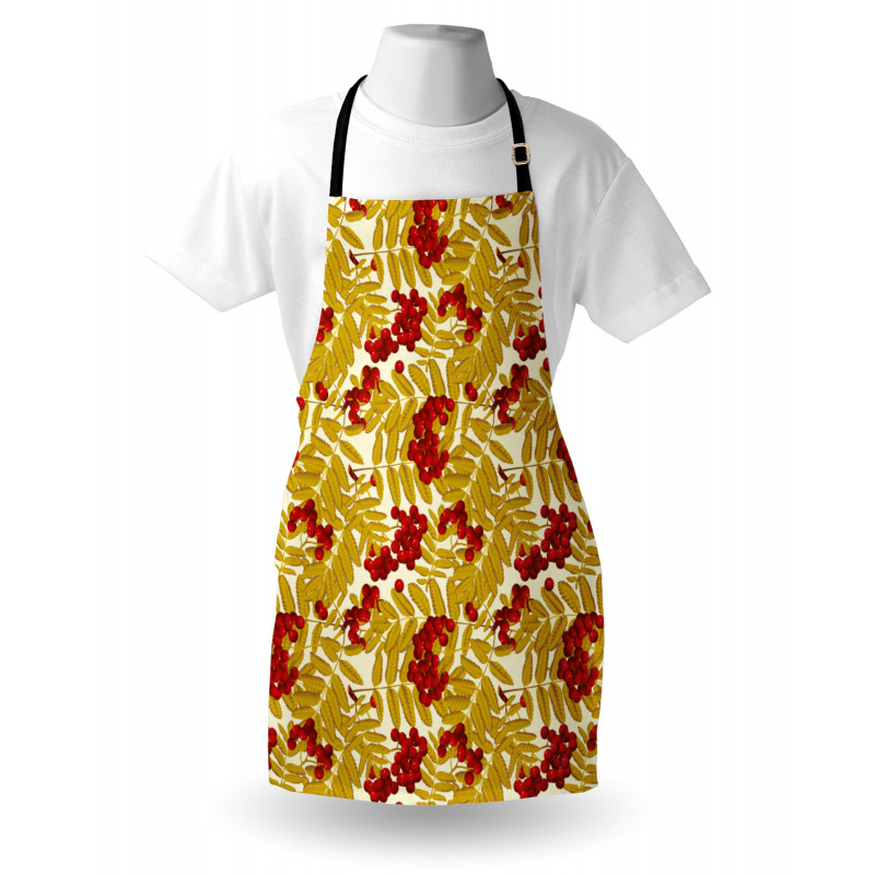 Juicy Ripe Fruits Leafage Apron