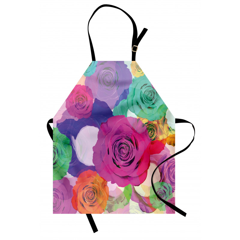 Floral Arrangement Roses Apron