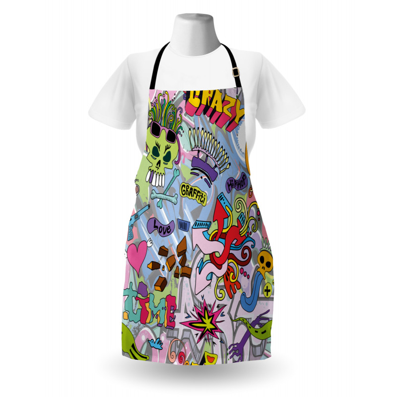 Hip-Hop Graffiti Love Apron