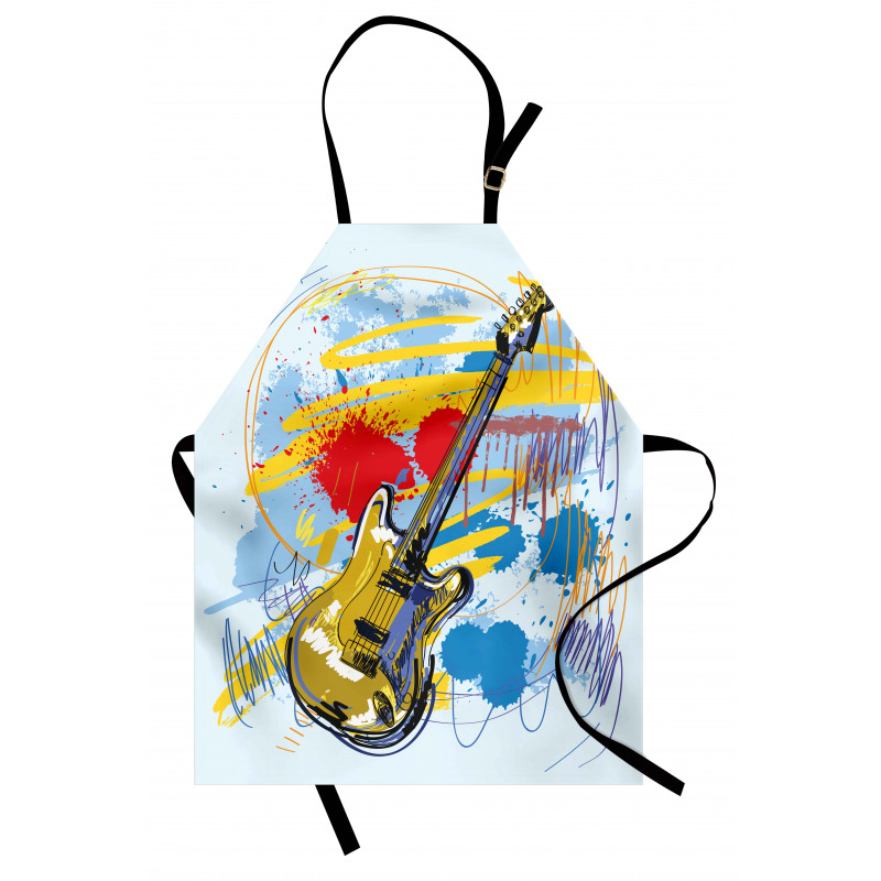 Abstract Musical Instrument Apron