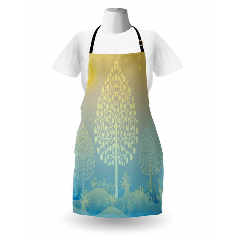 Oriental Trees Thai Design Apron