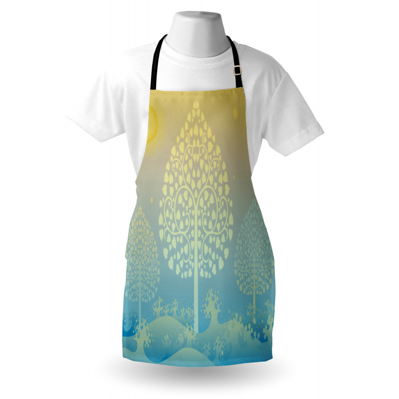 Oriental Trees Thai Design Apron