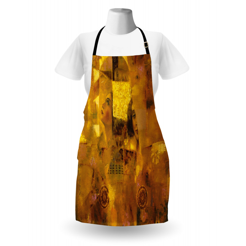 Vintage Woman Drawing Apron