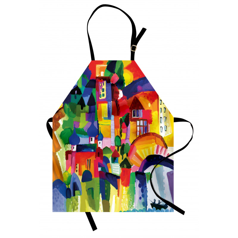 Modern Vivid Buildings Apron