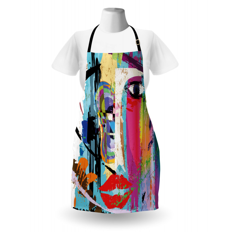 Paint Strokes Splashes Apron