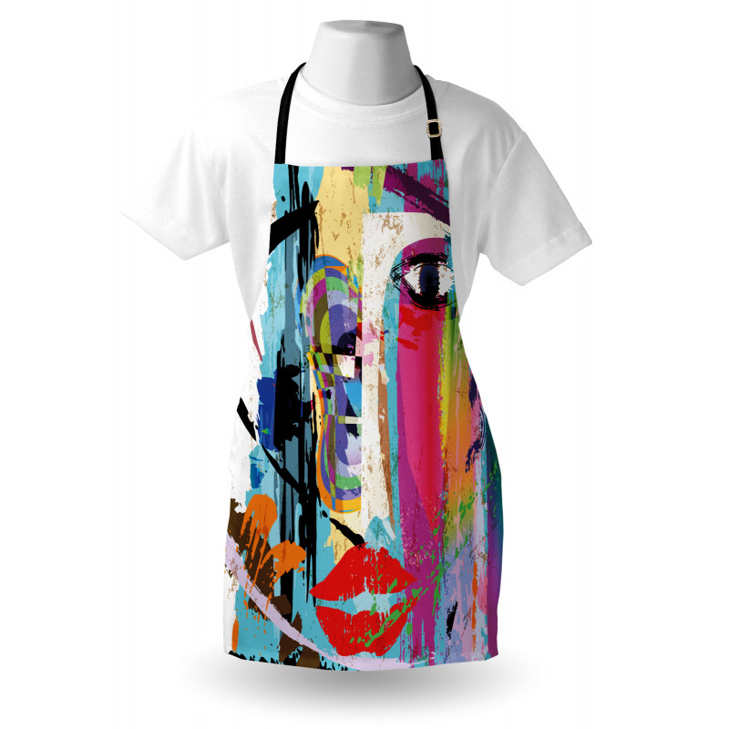 Paint Strokes Splashes Apron