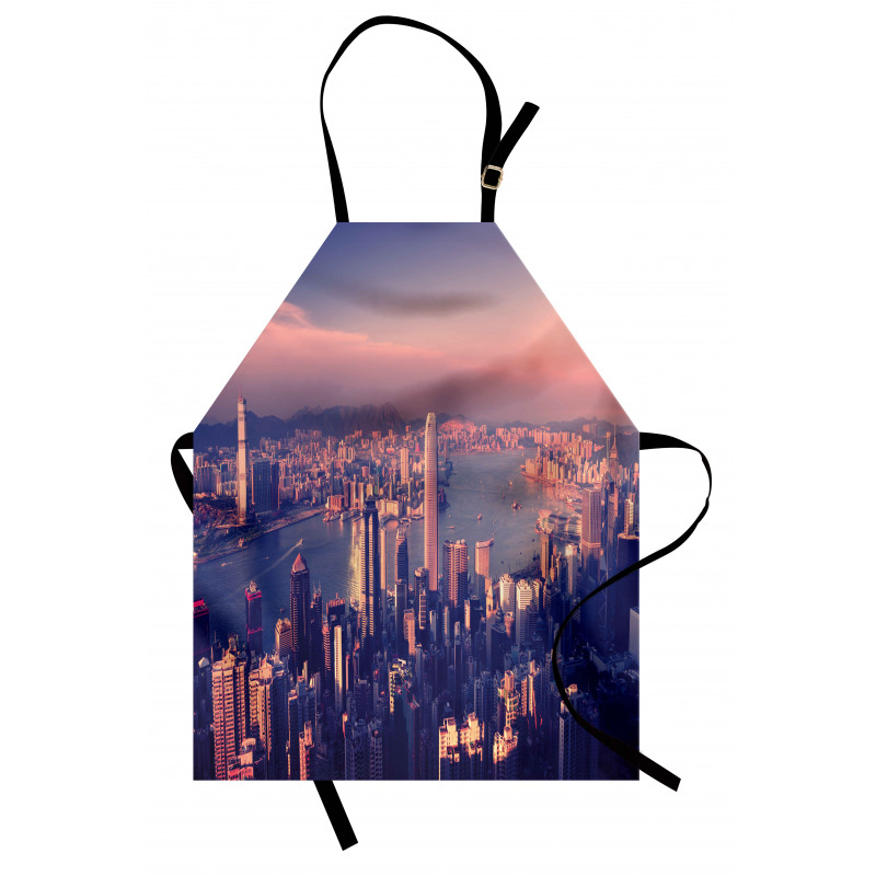 Dreamy Hong Kong Scenery Apron