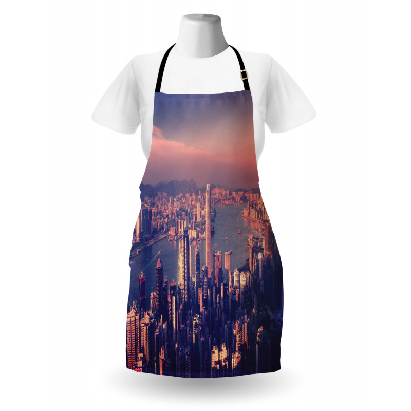 Dreamy Hong Kong Scenery Apron