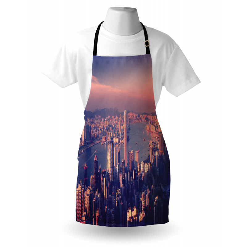 Dreamy Hong Kong Scenery Apron