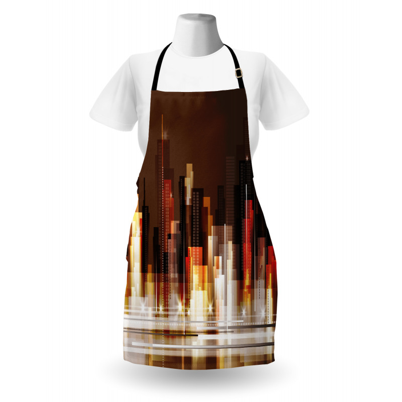 Abstract Urban Downtown Apron