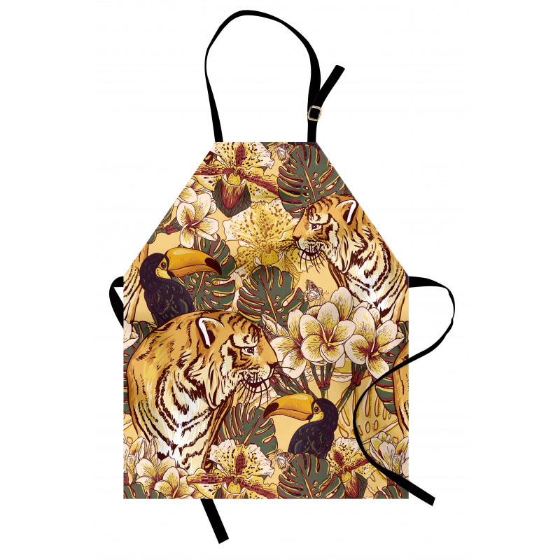 Tropical Bengal Toucan Apron