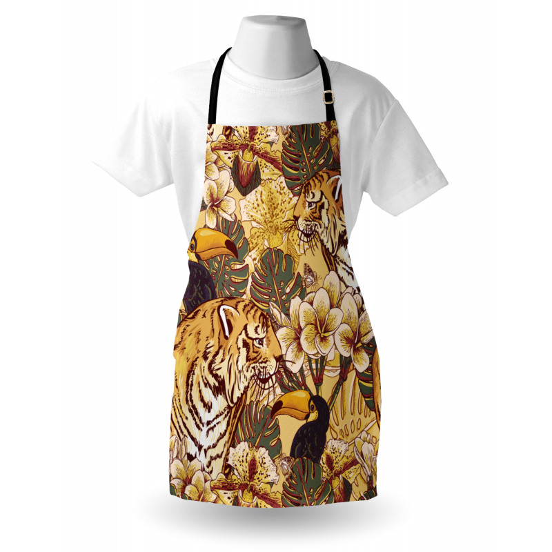 Tropical Bengal Toucan Apron