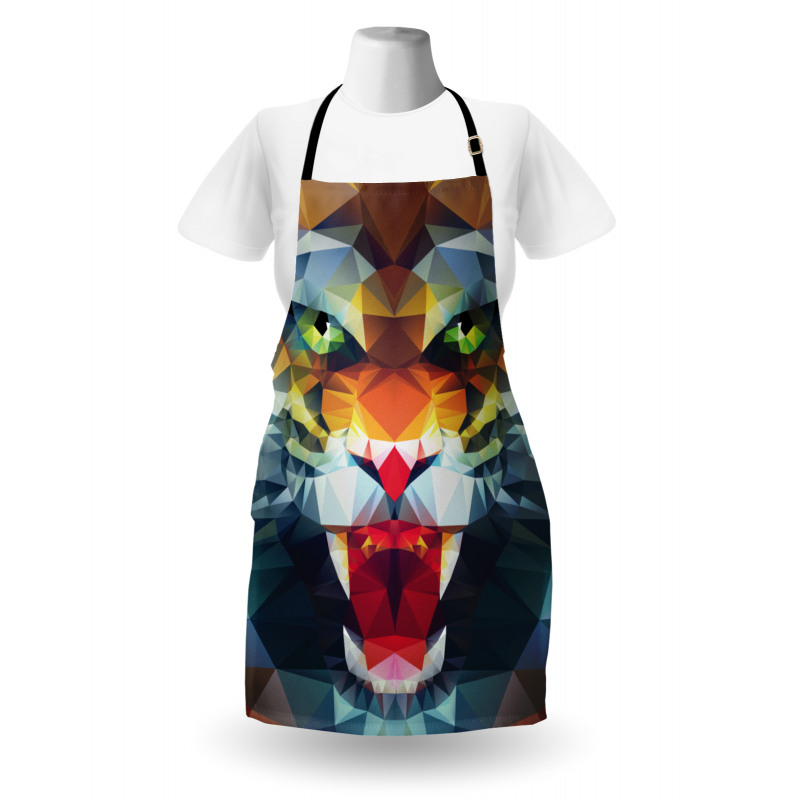 Abstract Portrait Animal Apron