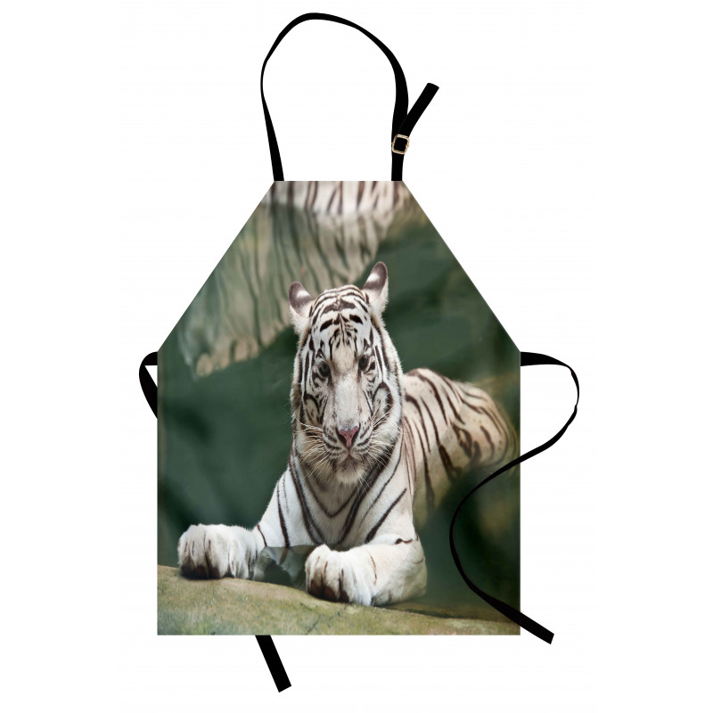 White Tiger Swimming Fun Apron