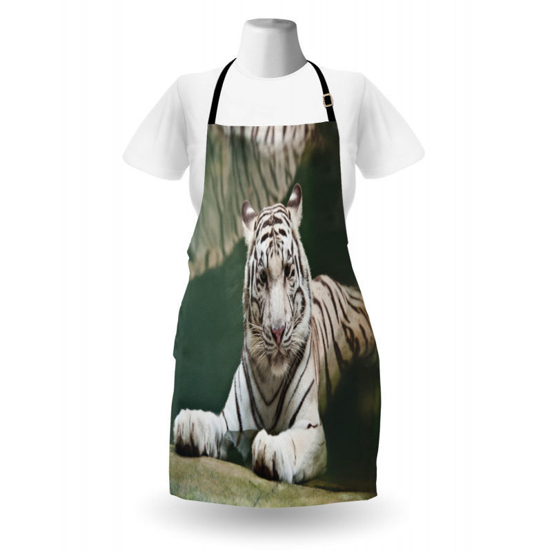 White Tiger Swimming Fun Apron