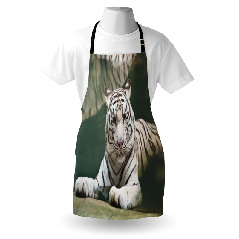 White Tiger Swimming Fun Apron