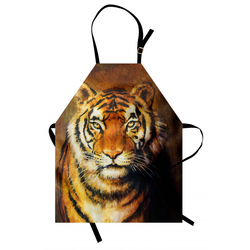 Oil Painting Style Animal Apron