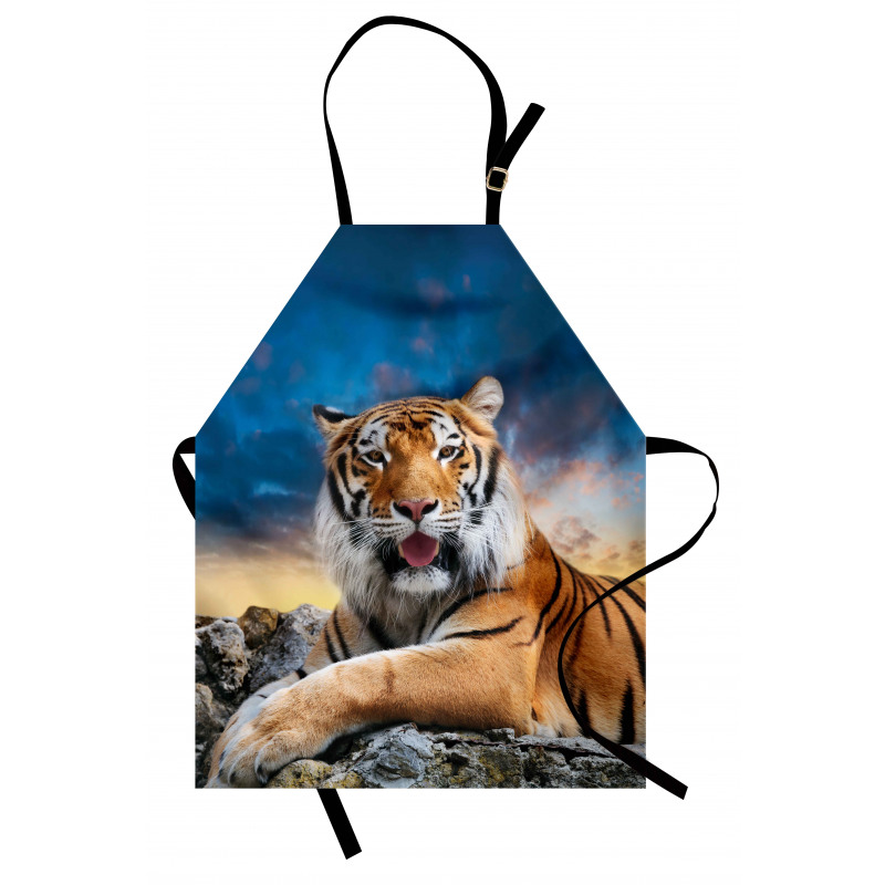 Calm Wild Animal Sunset Apron