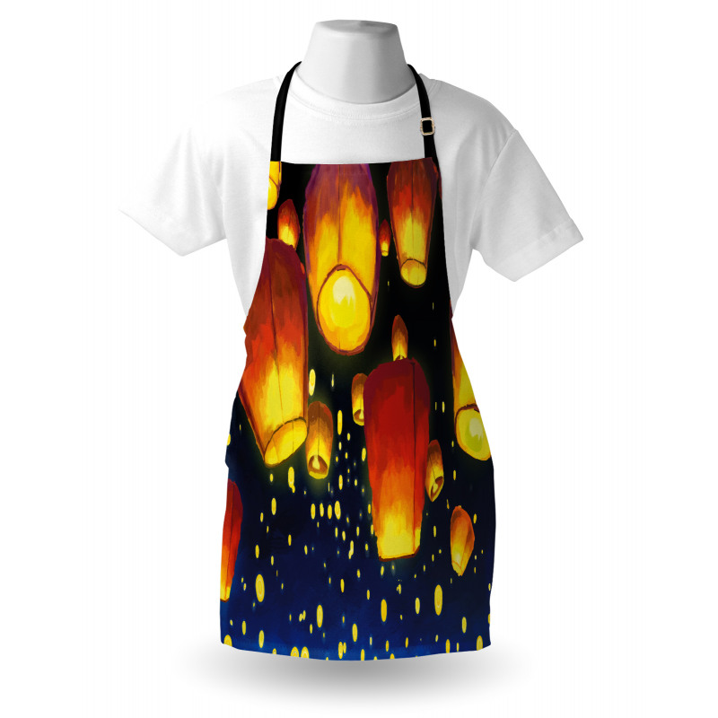 Floating Fanoos Chinese Apron