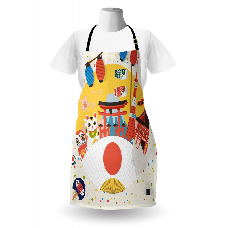 Japanese Kawai Pattern Apron