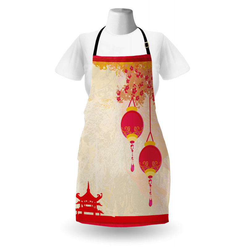 Japanese Old Paper Apron