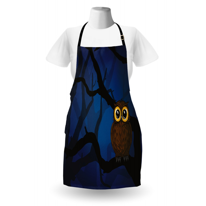 Owl on Tree Branch Apron