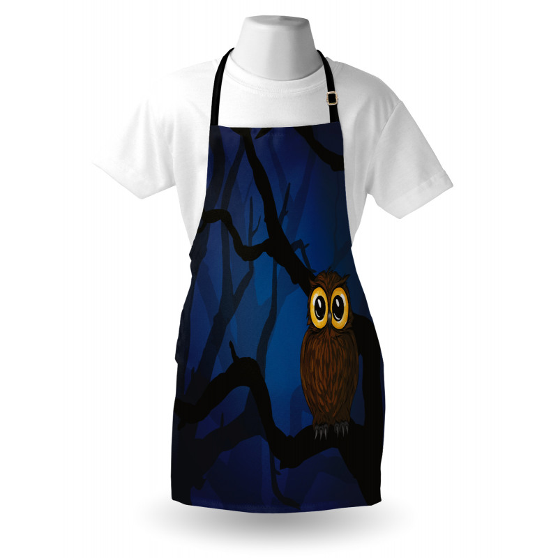 Owl on Tree Branch Apron