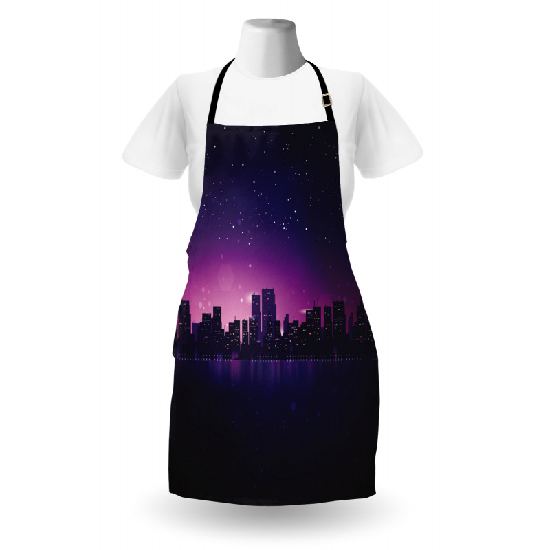 City Skyline Urban Life Apron