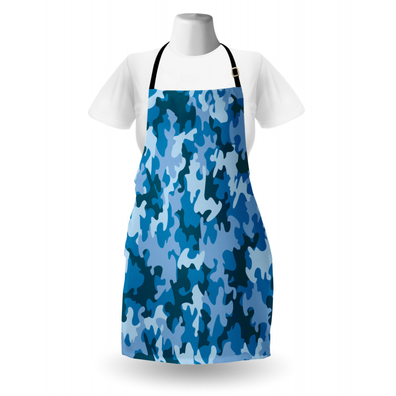 Dark with Pale Motifs Apron