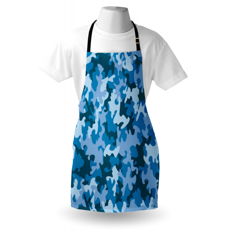 Dark with Pale Motifs Apron