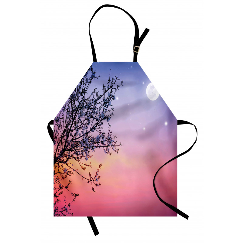 Dreamy Sky Spring Tree Apron