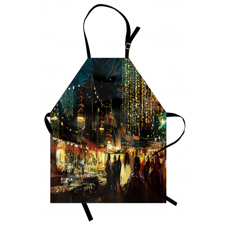 City Street Colorful Art Apron