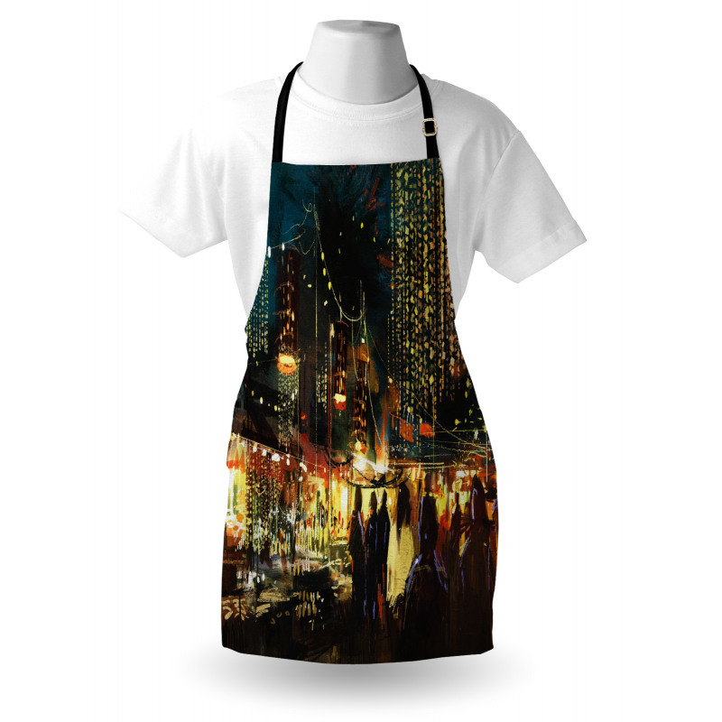 City Street Colorful Art Apron