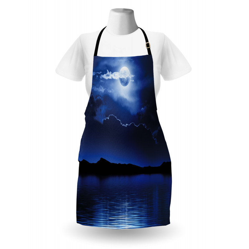 Fantasy Moon Calm Water Apron