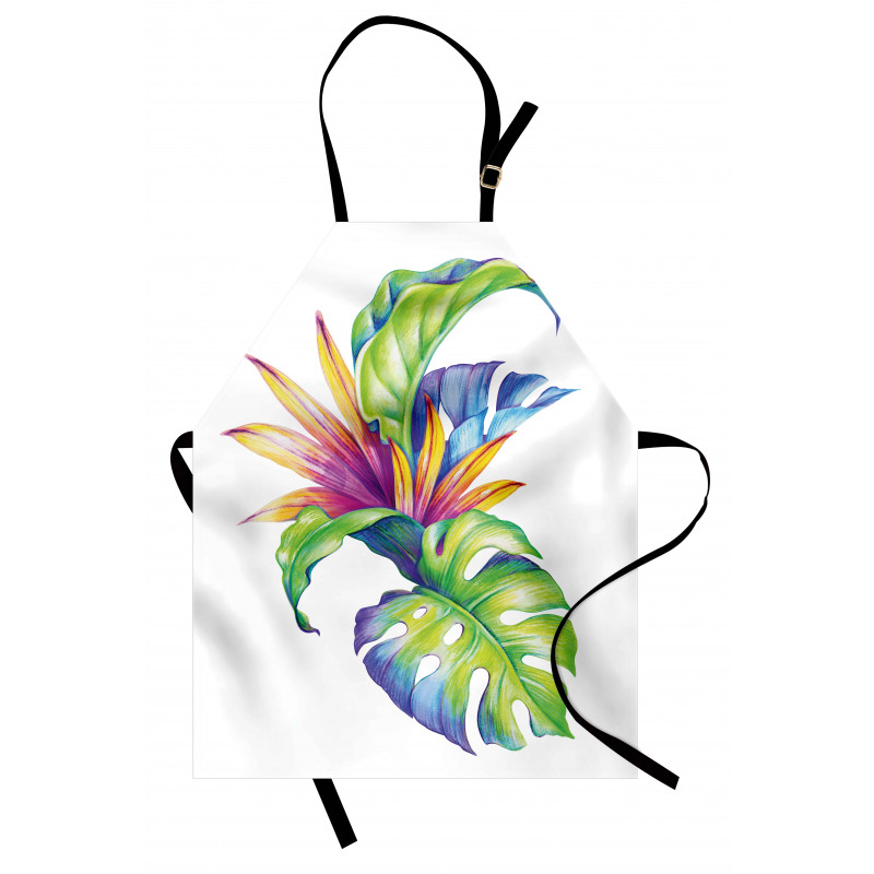 Abstract Colored Leaves Apron