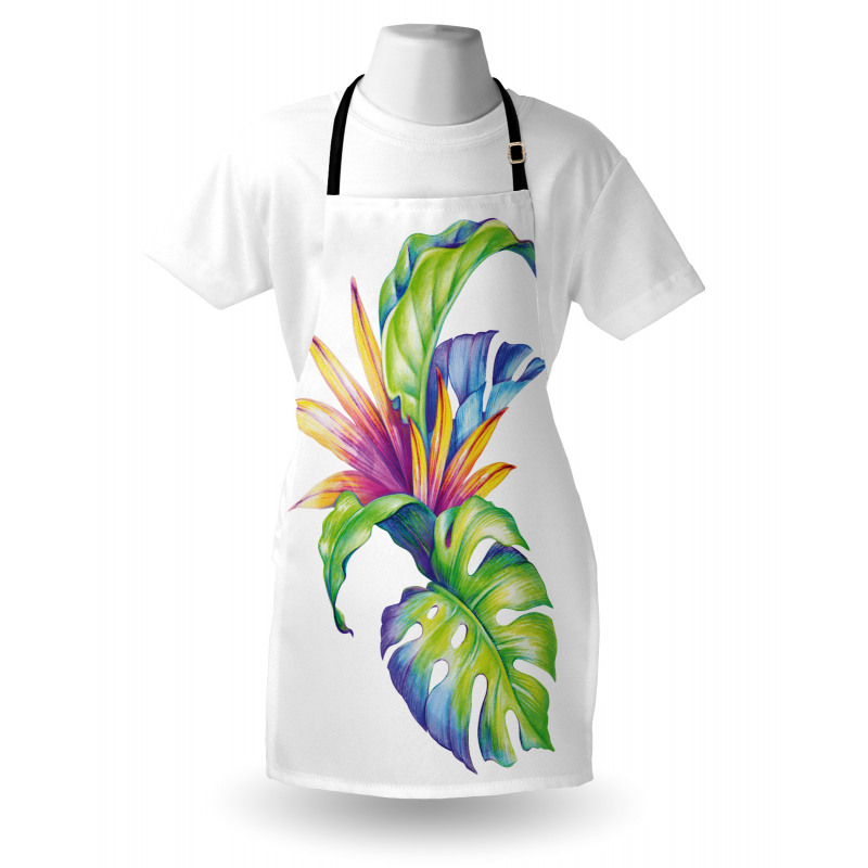 Abstract Colored Leaves Apron